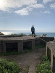 War time lookout station at Inner Froward Point